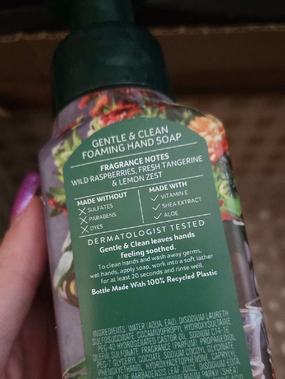 Nwt Bath & Body Works Raspberry Tangerine - Picture 3 of 3